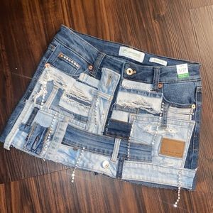 CUSTOM DENIM HANDMADE SKIRT